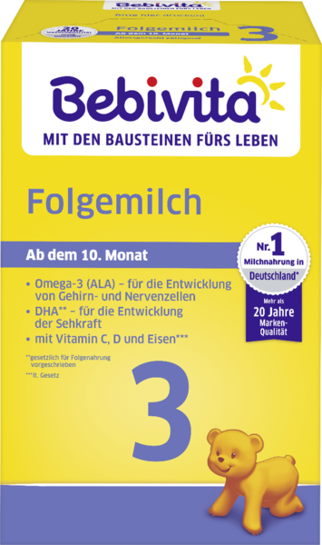 Bebivita Milchnahrung 3 Folgemilch 500g