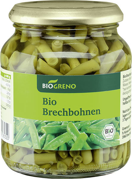 Biogreno Brechbohnen 340g Biogreno Brechbohnen 340g