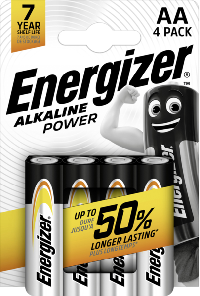 Energizer Alkaline Power AA 4 Stück