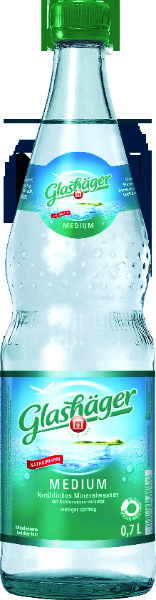 Glashäger Mineralwasser Medium 0,7l Glashäger Mineralwasser Medium 0,7l