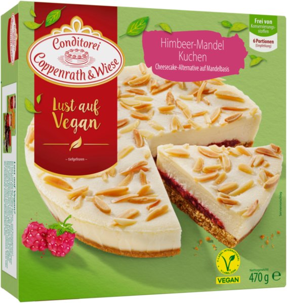 Conditorei Coppenrath & Wiese Lust auf Vegan Himbeer-Mandel-Kuchen 470g