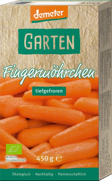 Bio Demeter Fingermöhrchen 450g Bio Demeter Fingermöhrchen 450g