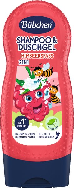 Bübchen Kids Shampoo & Duschgel Himbeerspaß 230ml