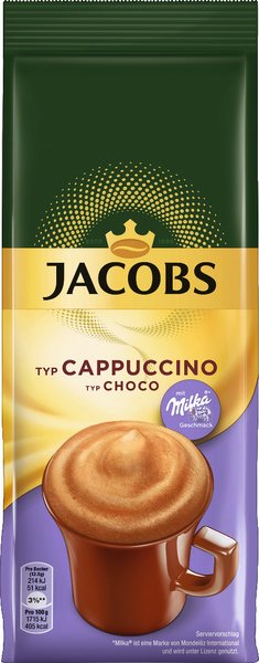 Jacobs Instant Kaffeepulver Cappuccino Choco 500g Jacobs Instant Kaffeepulver Cappuccino Choco 500g