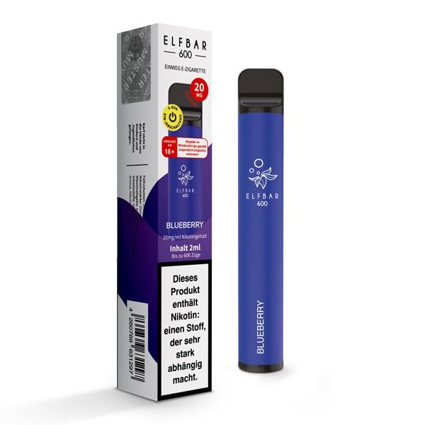Elfbar 600 Blueberry 20 mg/ml Elfbar 600 Blueberry 20 mg/ml