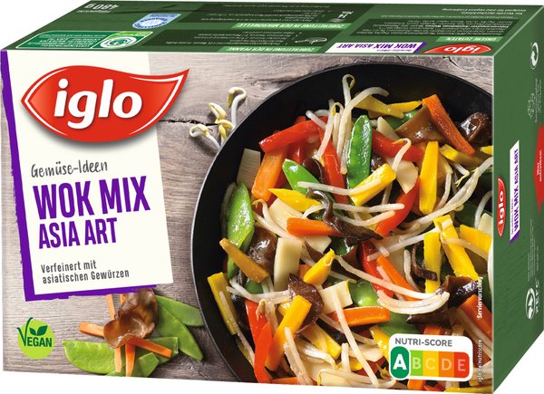 iglo Gemüse-Ideen Asia Wok Mix 480g iglo Gemüse-Ideen Asia Wok Mix 480g