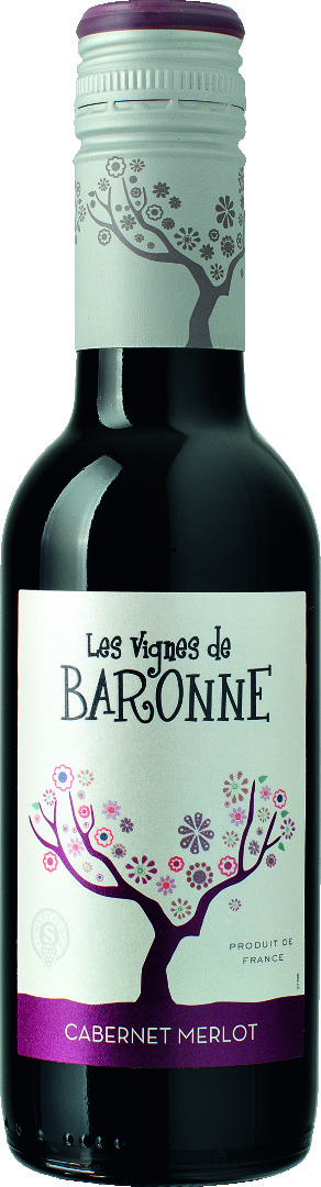Baronne Cabernet Merlot Rotwein trocken 0,25l