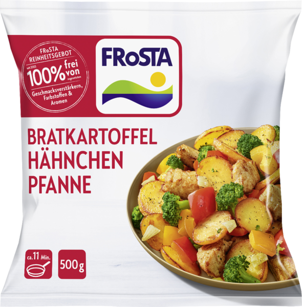 Frosta Bratkartoffel Hähnchen Pfanne 500g Frosta Bratkartoffel Hähnchen Pfanne 500g