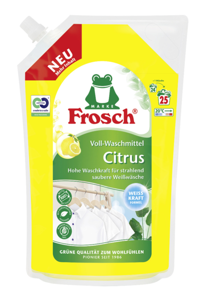 Frosch Vollwaschmittel Citrus 1,5l