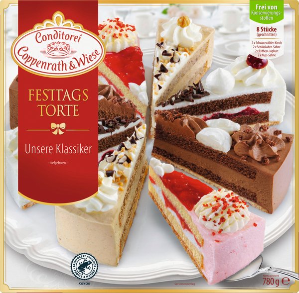 Conditorei Coppenrath & Wiese Festtagstorte Unsere Klassiker 780g