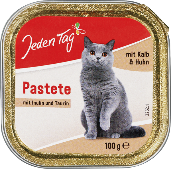 Jeden Tag Pastete mit Kalb & Huhn 100g Jeden Tag Pastete mit Kalb & Huhn 100g