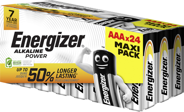 Energizer Batterien Alkaline Power AAA 24 Stück