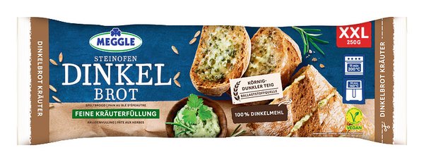 Meggle Steinofen-Dinkelbrot Kräuterfüllung 250g