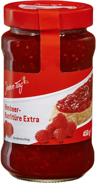 Jeden Tag Konfitüre extra Himbeere 450g