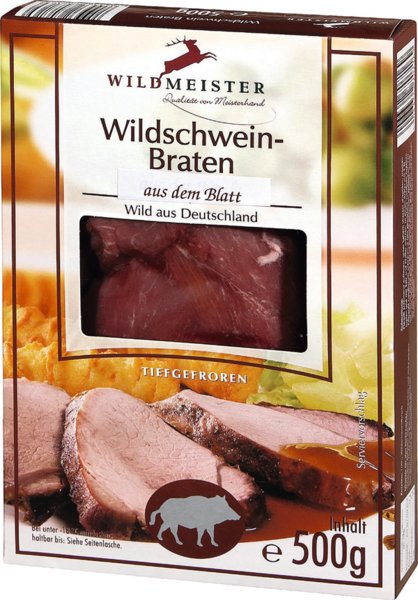 Wildmeister Wildschweinbraten 500g Wildmeister Wildschweinbraten 500g
