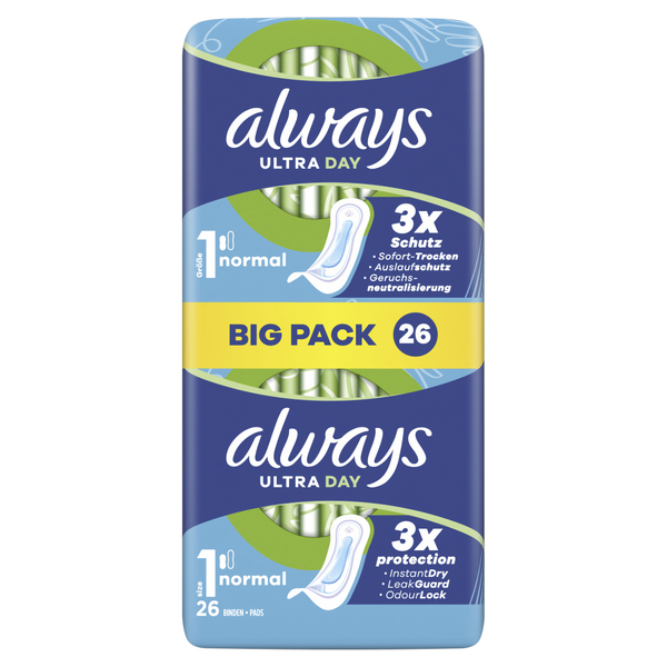 Always Ultra Damenbinden Normal 26 Stück Always Ultra Damenbinden Normal 26 Stück