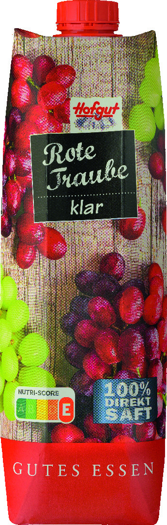 Hofgut Rote Traube klar 1l