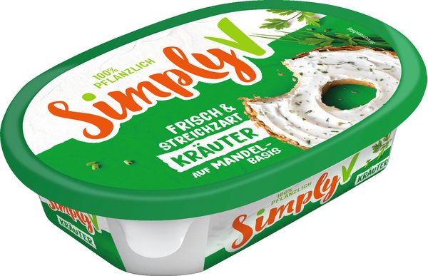 Simply V Streichzart Kräuter 150g Simply V Streichzart Kräuter 150g