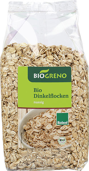 Biogreno Dinkelflocken kernig 500g Biogreno Dinkelflocken kernig 500g