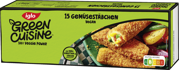 iglo Green Cuisine Gemüsestäbchen 426g iglo Green Cuisine Gemüsestäbchen 426g