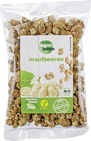 vegan leben Bio Maulbeeren 125g vegan leben Bio Maulbeeren 125g