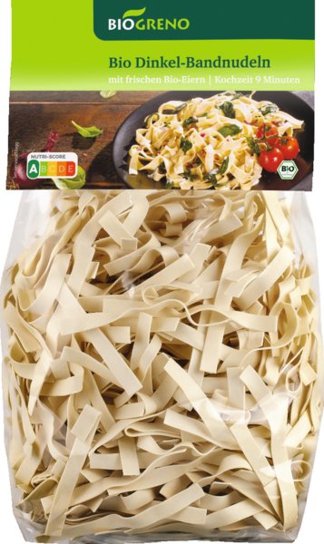 Biogreno Dinkel-Bandnudeln 500g