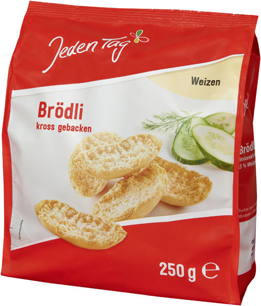 Jeden Tag Brödli Weizen 250g Jeden Tag Brödli Weizen 250g