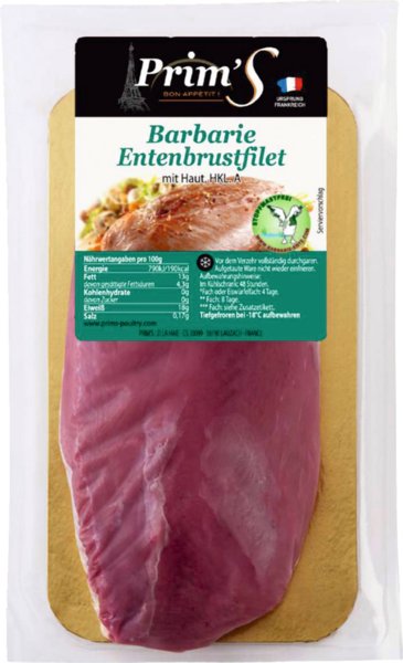 Prim´S Barbarie Entenbrustfilet 400g Prim´S Barbarie Entenbrustfilet 400g