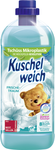 Kuschelweich Weichspüler Frischetraum 38 Waschladungen 1l Kuschelweich Weichspüler Frischetraum 38 Waschladungen 1l