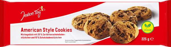 Jeden Tag American Style Cookies 225g