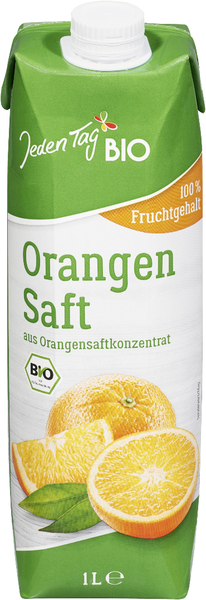 Jeden Tag Bio Orangensaft 1l