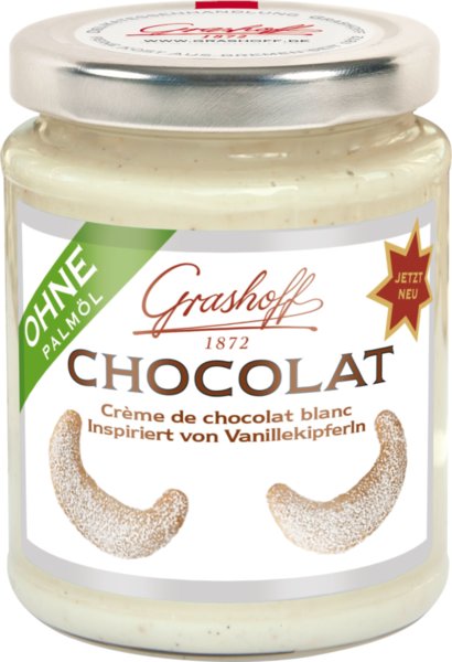 Grashoff Weiße Chocolat mit gerösteten Mandeln und Vanille 235g