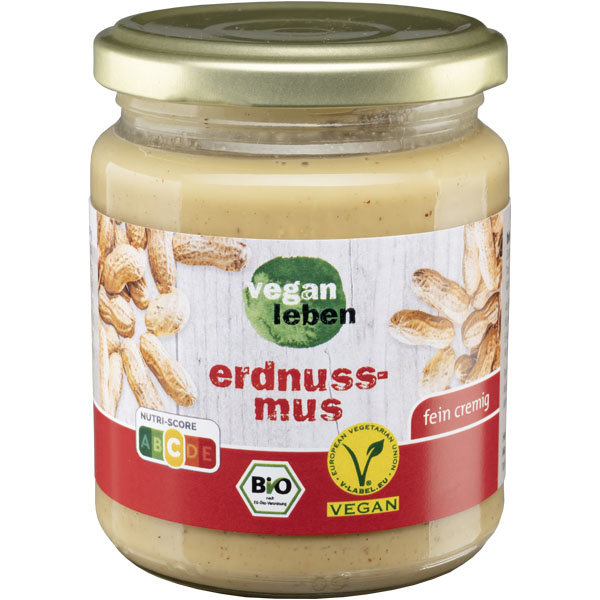vegan leben Bio Erdnussmus 250g vegan leben Bio Erdnussmus 250g