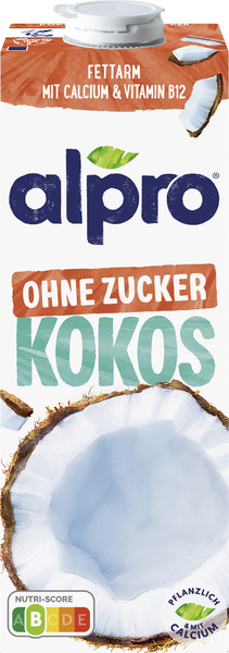 Alpro Kokosnussdrink ohne Zucker 1l