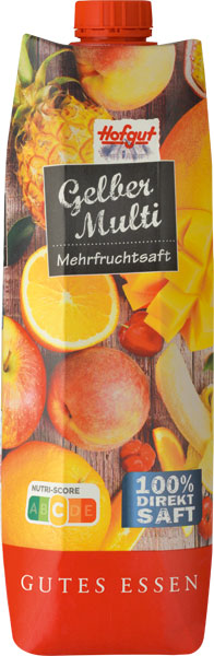 Hofgut Gelber Multi Mehrfruchtsaft 1l