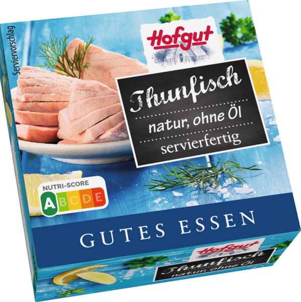 Hofgut Thunfisch natur ohne Öl 80g