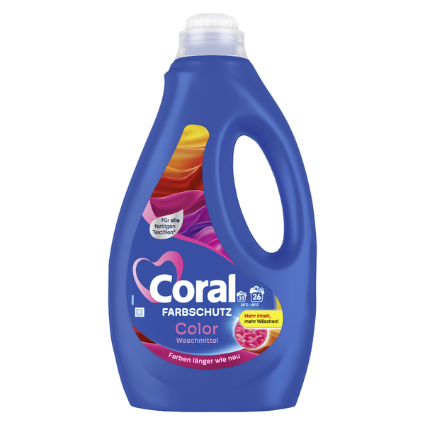Coral Flüssigwaschmittel Color 26 Waschladungen 1,3l