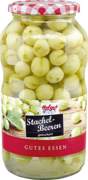 Hofgut Stachelbeeren gezuckert 720ml Hofgut Stachelbeeren gezuckert 720ml
