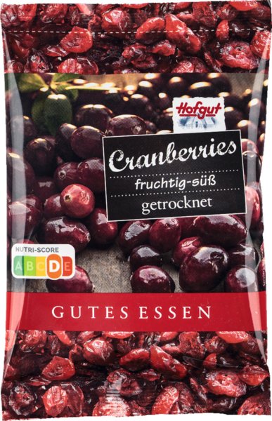 Hofgut Cranberries getrocknet 125g