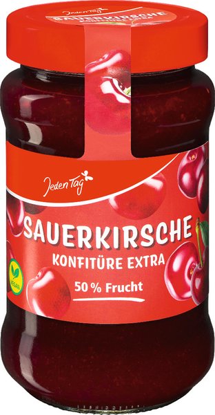 Jeden Tag Konfitüre extra Sauerkirsche 450g