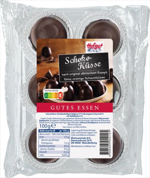 Hofgut Schokoküsse 100g