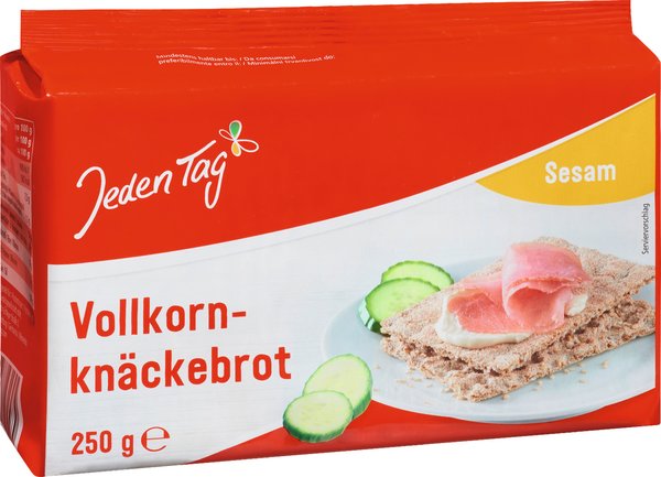 Jeden Tag Knäckebrot Sesam 250g