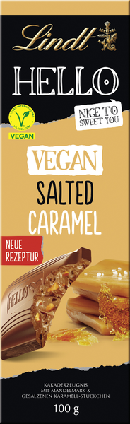 Lindt HELLO Vegan Salted Caramel 100g