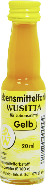 Wusitta Lebensmittelfarbe Gelb 20ml