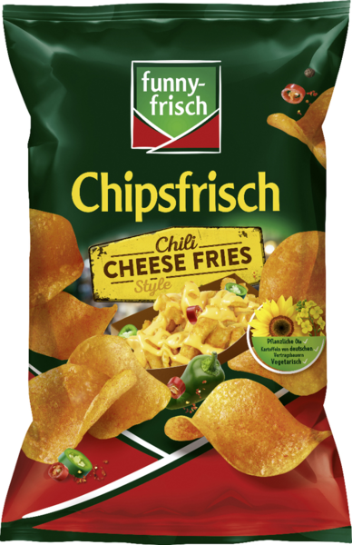 funny-frisch Chipsfrisch Chili Cheese Fries Style 150g funny-frisch Chipsfrisch Chili Cheese Fries Style 150g