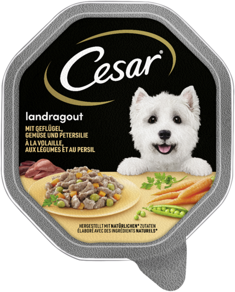 Cesar Landragout Geflügel & Gemüse 150g