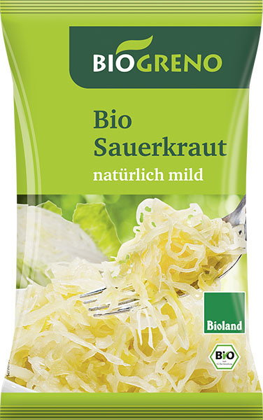 Biogreno Sauerkraut natürlich mild 520g Biogreno Sauerkraut natürlich mild 520g