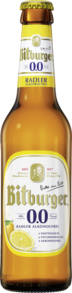Bitburger Radler Alkoholfrei 0,0% 0,33l Bitburger Radler Alkoholfrei 0,0% 0,33l