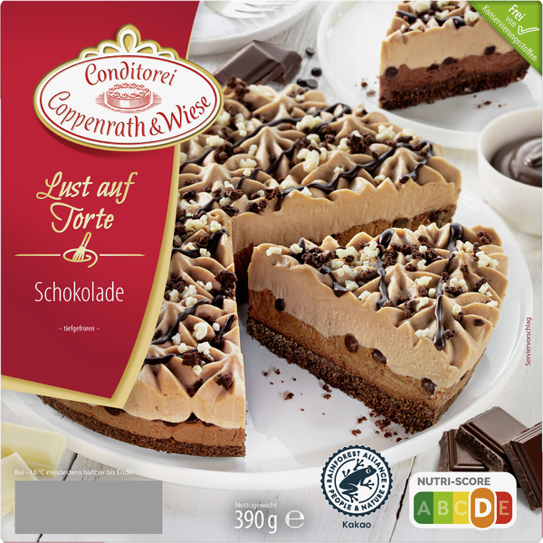 Conditorei Coppenrath & Wiese Lust auf Torte Schokolade 390g Conditorei Coppenrath & Wiese Lust auf Torte Schokolade 390g
