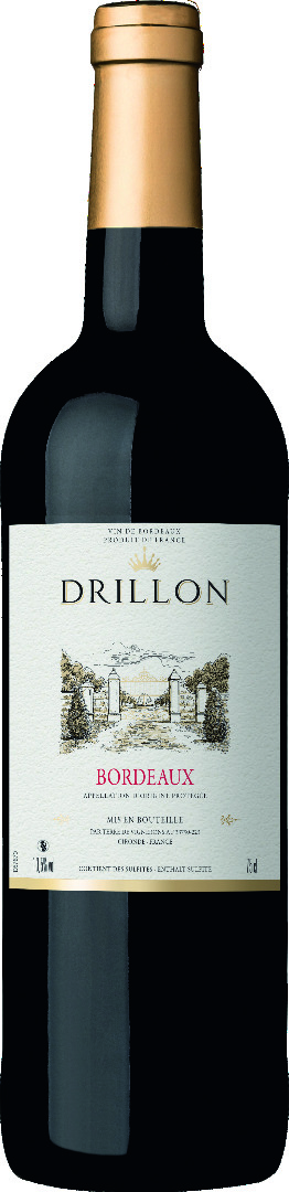 Bordeaux Drillon Rotwein trocken 0,75l